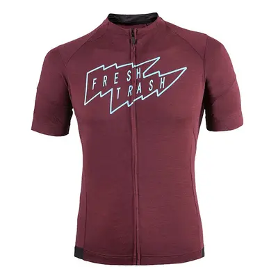 FRESH TRASH FT MEN'S LITE MERINO JERSEY MERLOT RED