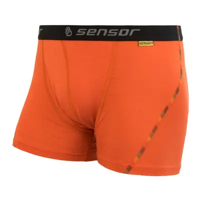 SENSOR MERINO AIR pánské trenky tm.oranžová