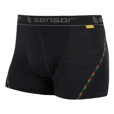 SENSOR MERINO AIR pánské trenky černá