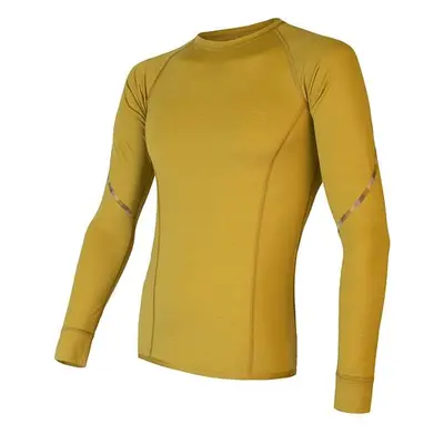 SENSOR MERINO AIR pánské triko dl.rukáv mustard