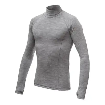 SENSOR MERINO BOLD pánské triko dl.rukáv roll neck cool gray