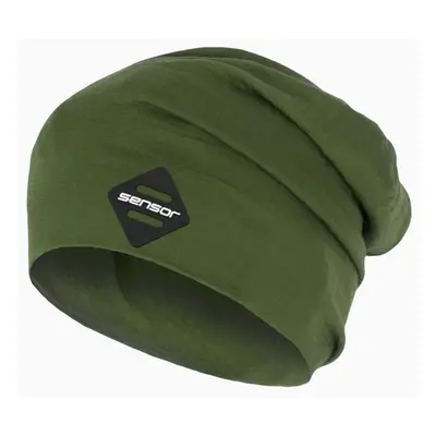 SENSOR ČEPICE MERINO ACTIVE LOGO safari green