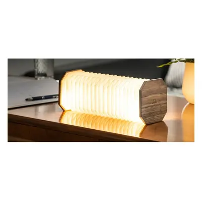 Hnědá LED stmívatelná stolní lampa (výška 3,5 cm) Accordion – Gingko