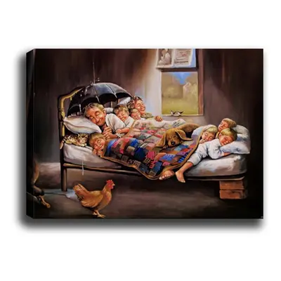 Obraz Tablo Center Happy Family, 70 x 50 cm