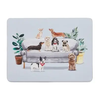 Korkové prostírání 4 ks 21.5x29 cm Curious Dogs - Cooksmart ®