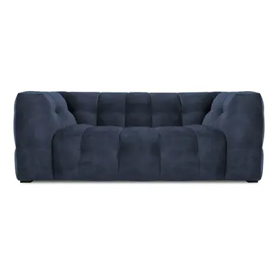 Modrá sametová pohovka Windsor & Co Sofas Vesta, 208 cm