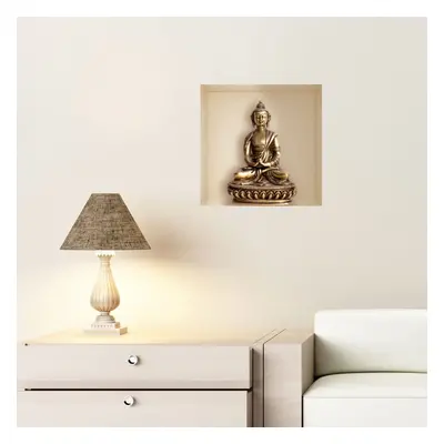 Samolepka s 3D efektem Ambiance Buddha Statue