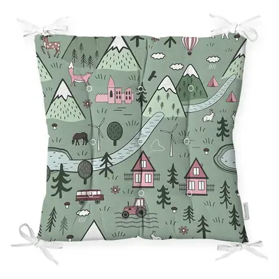 Podsedák s příměsí bavlny Minimalist Cushion Covers Village, 40 x 40 cm