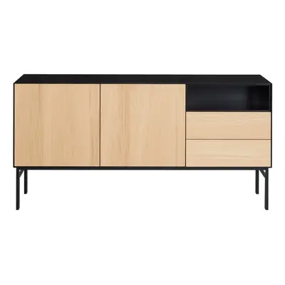 Černá nízká komoda v dekoru dubu 180x89 cm Edge by Hammel - Hammel Furniture