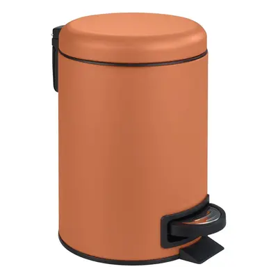 Oranžový koš do koupelny Wenko Leman, 3 l