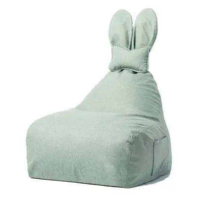 Zelený dětský sedací vak The Brooklyn Kids Funny Bunny