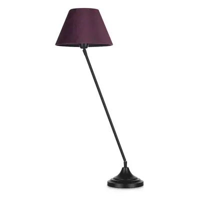 Černo-fialová stolní lampa Markslöjd Garda