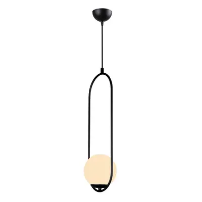 Černé závěsné svítidlo Squid Lighting Arch, výška 146 cm