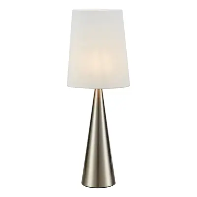 Stolní lampa v bílo-stříbrné barvě (výška 64 cm) Conus – Markslöjd