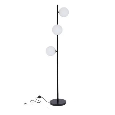 Černá stojací lampa (výška 150 cm) Kama – Candellux Lighting