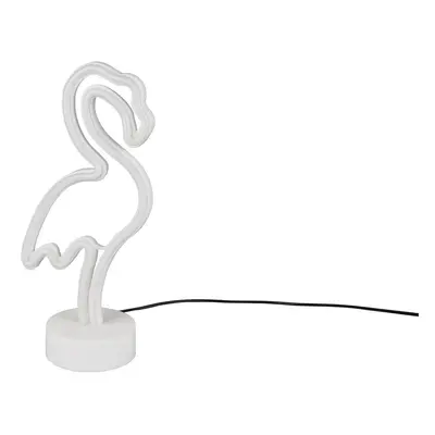 Bílá LED stolní lampa (výška 29 cm) Flamingo – Trio