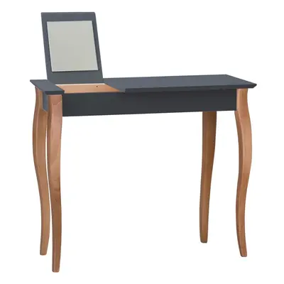 Grafitově šedý toaletní stolek se zrcadlem Ragaba Dressing Table, délka 105 cm