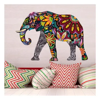 Samolepka Ambiance India Elephant, 60 x 85 cm