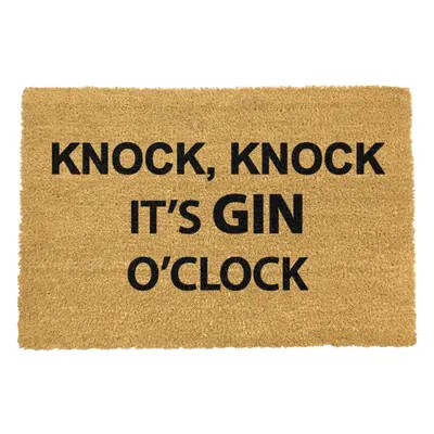 Rohožka z kokosového vlákna 40x60 cm Gin O'Clock – Artsy Doormats