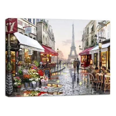 Obraz Styler Canvas Watercolor Paris I, 85 x 113 cm