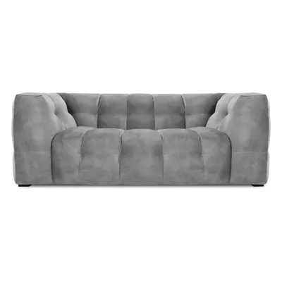 Šedá sametová pohovka Windsor & Co Sofas Vesta, 208 cm