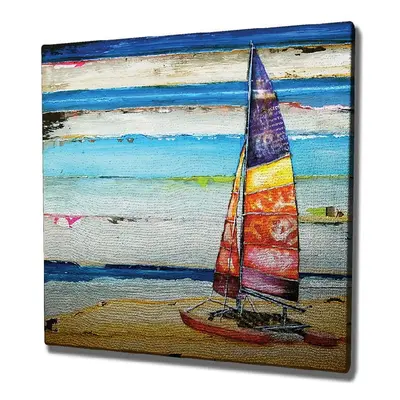 Nástěnný obraz na plátně Boat, 45 x 45 cm