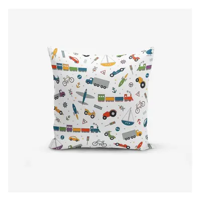 Dětský povlak na polštář Child Vehicles - Minimalist Cushion Covers