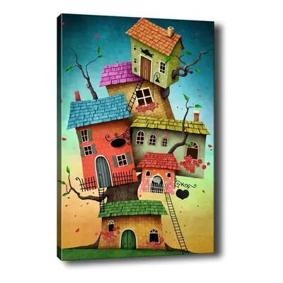 Obraz Tablo Center Tree Houses, 40 x 60 cm