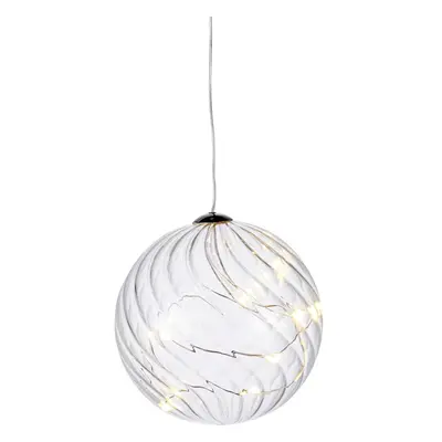 Světelná LED dekorace Sirius Wave Ball, Ø 10 cm