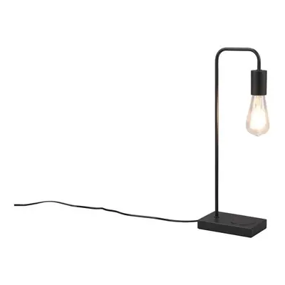 Matně černá stolní lampa (výška 51 cm) Milla – Trio