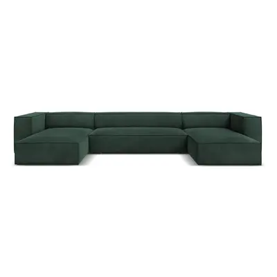 Tmavě zelená rohová pohovka (do "U") Madame – Windsor & Co Sofas