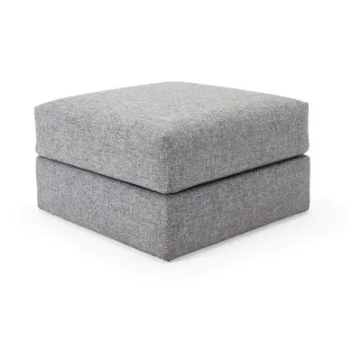 Šedá taburetka Innovation Cornila Pouf Twist Granite