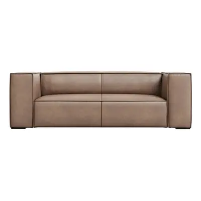 Světle hnědá kožená pohovka 212 cm Madame – Windsor & Co Sofas