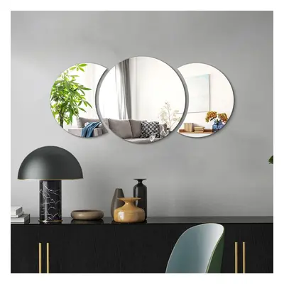 Samolepka na zeď 26x26 cm Half-moon Mirror – Ambiance