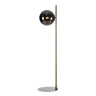 Černá stojací lampa Markslöjd Dione, výška 134,5 cm