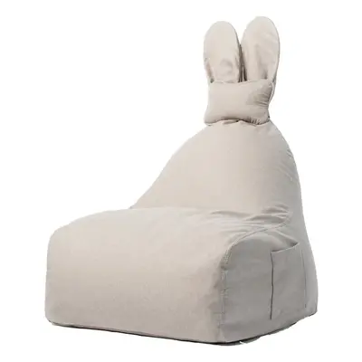 Béžový dětský sedací vak The Brooklyn Kids Funny Bunny