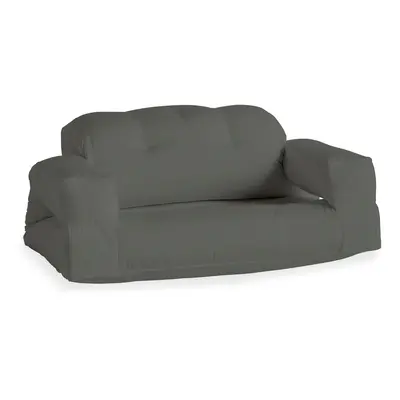 Tmavě šedá rozkládací pohovka vhodná do exteriéru Karup Design Design OUT™ Hippo Dark Grey