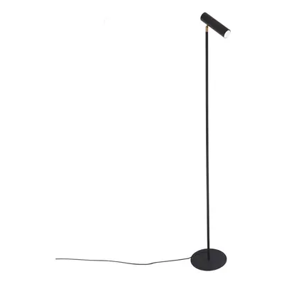 Černá stojací lampa SULION Milan, výška 150 cm