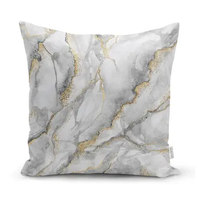 Povlak na polštář Minimalist Cushion Covers Marble With Hint Of Gold, 45 x 45 cm