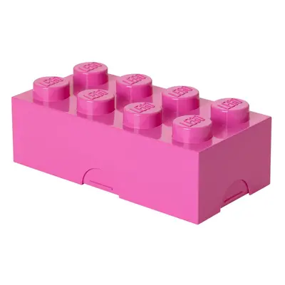 Růžový svačinový box LEGO®