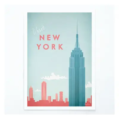 Plakát Travelposter New York, 30 x 40 cm