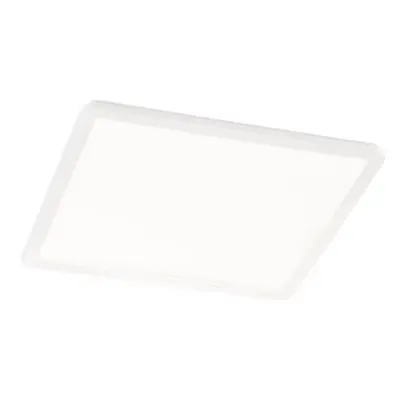 Bílé čtvercové stropní LED svítidlo Trio Camillus, 30 x 30 cm