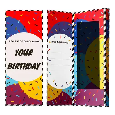 Dárková krabička na ponožky Ballonet Socks Happy Birthday Socks Card