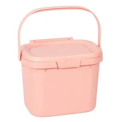 Růžový úložný box Addis Caddy, 4,5 l