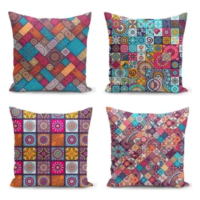 Sada 4 povlaků na polštáře Minimalist Cushion Covers Fearie, 45 x 45 cm