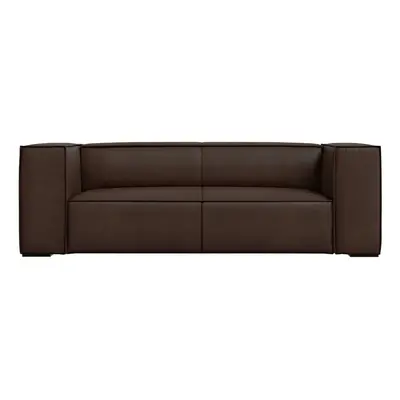 Tmavě hnědá kožená pohovka 212 cm Madame – Windsor & Co Sofas