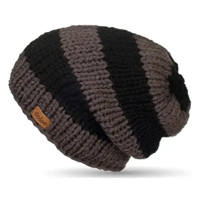 Ručně pletená čepice DOKE Stripes Beanie