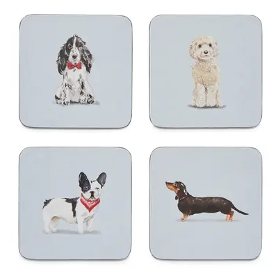 Set 4 podtácků Cooksmart ® Curious Dogs