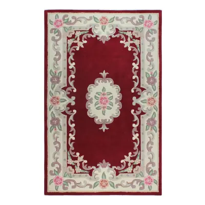 Červený vlněný koberec Flair Rugs Aubusson, 120 x 180 cm