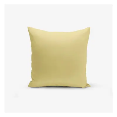 Hořčicově žlutý povlak na polštář Minimalist Cushion Covers Düz, 45 x 45 cm